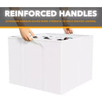 Lot de 2 boîtes de rangement à chaussures pour placard, bacs de rangement à chaussures pliables avec séparateurs réglables