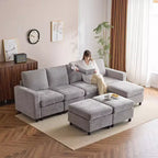 Canapé sectionnel modulaire 7 pièces, canapés et sofas modulaires sectionnels avec rangement pour le salon