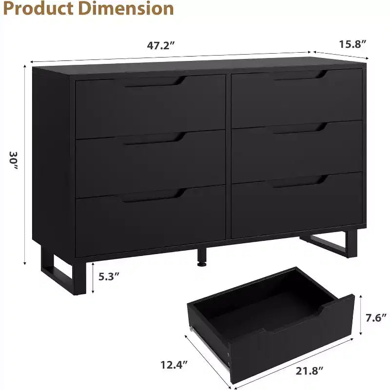 Commode 7 tiroirs pour chambre, Table à langer de 140 cm de large, Tiroir horizontal non intégré avec rangement, Placard en bois pour salon, couloir, entrée
