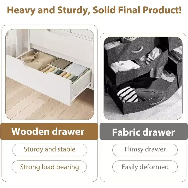 Commode 7 tiroirs pour chambre, Table à langer de 140 cm de large, Tiroir horizontal non intégré avec rangement, Placard en bois pour salon, couloir, entrée