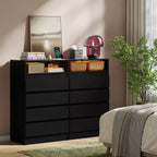 4-Drawer White Dresser with Wall-Mount Safety, Sturdy Top, and Spacious Drawers for Bedroom, Living Room, or Small Spaces