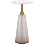 Paulon Side Table - ACC3216 - Cream/White - Safavieh