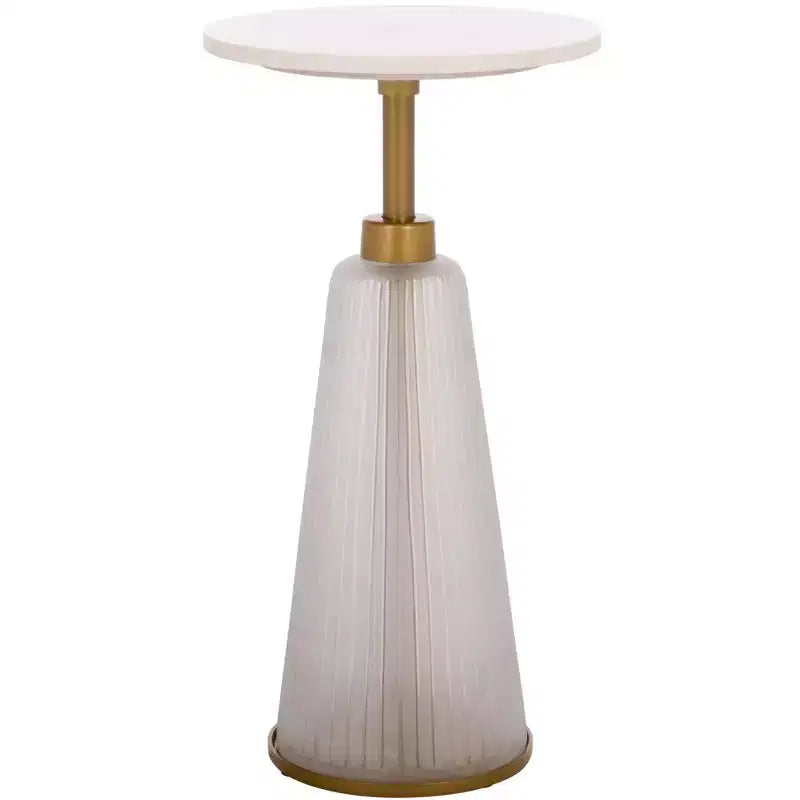 Paulon Side Table - ACC3216 - Cream/White - Safavieh