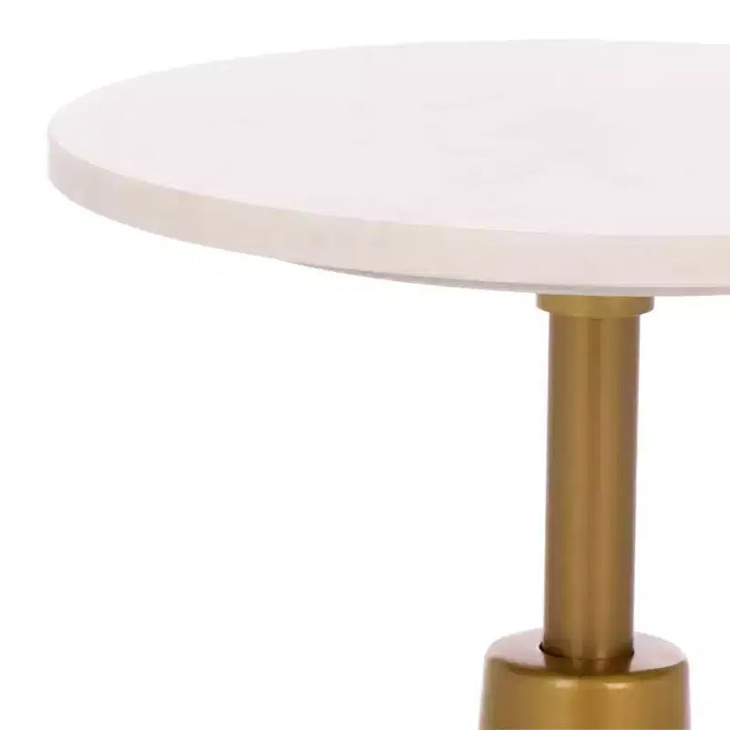Table d'appoint Paulon - ACC3216 - Crème/Blanc