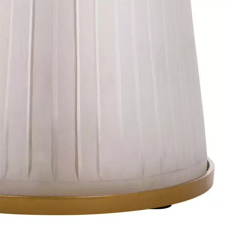 Table d'appoint Paulon - ACC3216 - Crème/Blanc