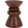 Ignacio Round Accent Table - ACC3263 - Walnut - Safavieh