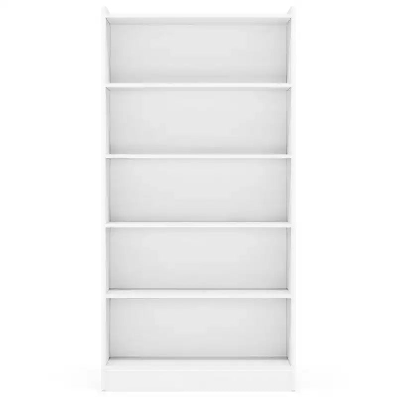 Bibliothèque en bois, étagère haute de 72 po avec 6 tablettes ouvertes