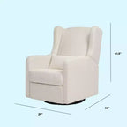 Fauteuil inclinable et planeur pivotant Arlo - Boucle ivoire