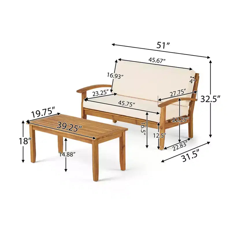 CAUSEUSE PEYTON + TABLE BASSE