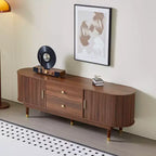 Canapé de rangement en tissu ligné, cadre en bois massif et métal, décor de clous argentés pour salon gris