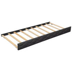 Cadre de lit de repos en similicuir taille XL avec lit gigogne, lit de repos rembourré avec accoudoirs, canapé-lit pour chambre à coucher et salon.
