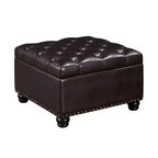 Breighton Home Empire Ottoman Coffee Table with Hidden Storage Espresso