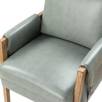 Fauteuil Kelly du milieu du siècle à finition vieillie (lot de 2)
