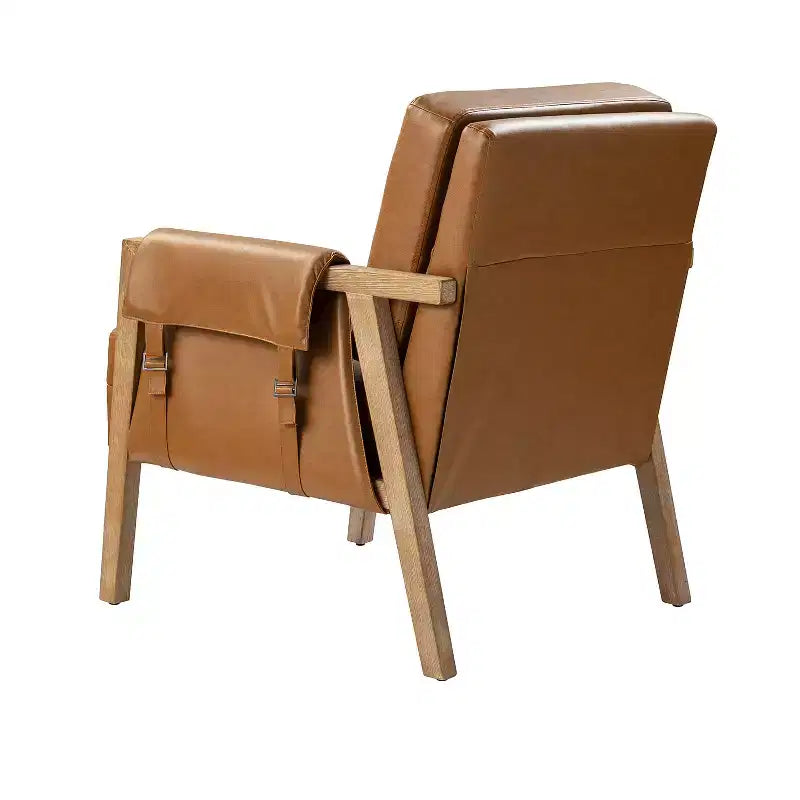Fauteuil Kelly du milieu du siècle à finition vieillie (lot de 2)