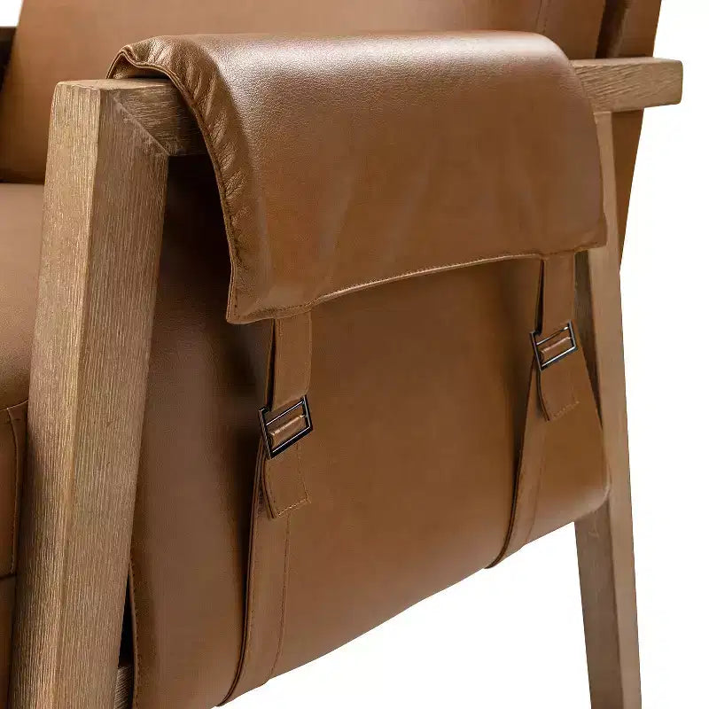Fauteuil Kelly du milieu du siècle à finition vieillie (lot de 2)