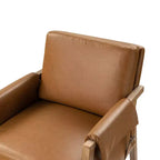 Fauteuil Kelly du milieu du siècle à finition vieillie (lot de 2)
