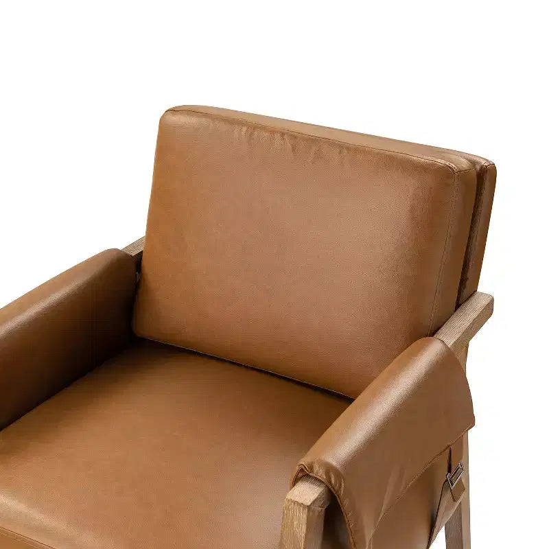 Fauteuil Kelly du milieu du siècle à finition vieillie (lot de 2)