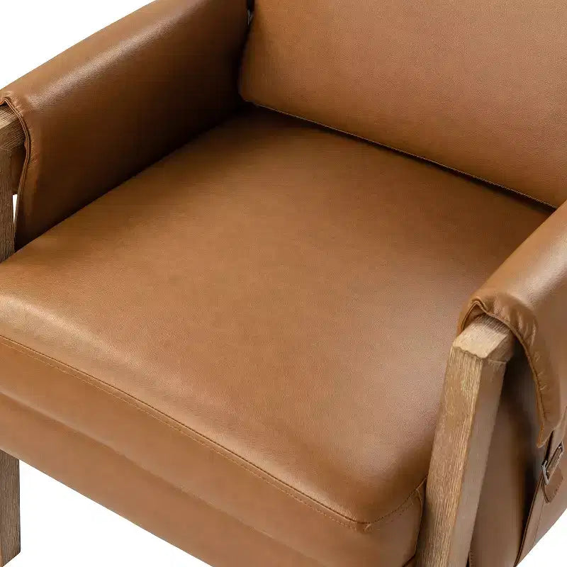 Fauteuil Kelly du milieu du siècle à finition vieillie (lot de 2)