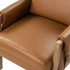 Fauteuil Kelly du milieu du siècle à finition vieillie (lot de 2)