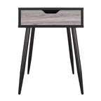 Table d'appoint Grafton, chêne noir