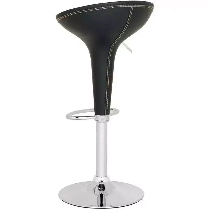Tabouret de bar ajustable style Bombo contemporain