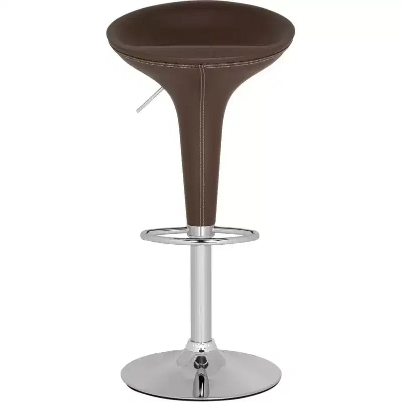 Tabouret de bar ajustable style Bombo contemporain