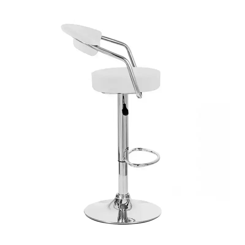 Tabouret de bar contemporain réglable en similicuir Zool