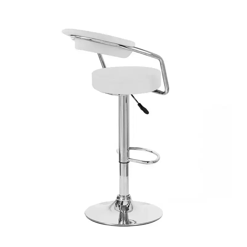 Tabouret de bar contemporain réglable en similicuir Zool