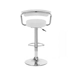 Tabouret de bar contemporain réglable en similicuir Zool