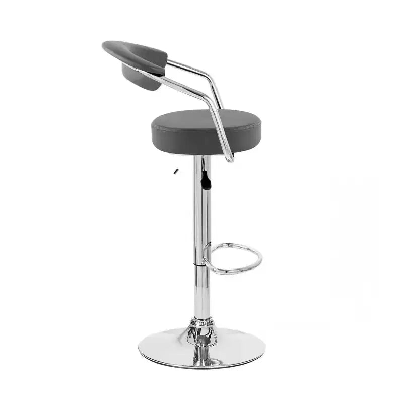 Tabouret de bar contemporain réglable en similicuir Zool