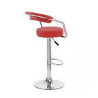 Tabouret de bar contemporain réglable en similicuir Zool