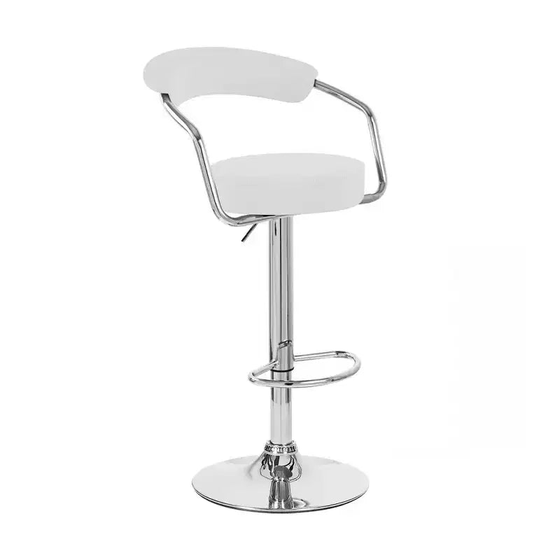 Tabouret de bar contemporain réglable en similicuir Zool