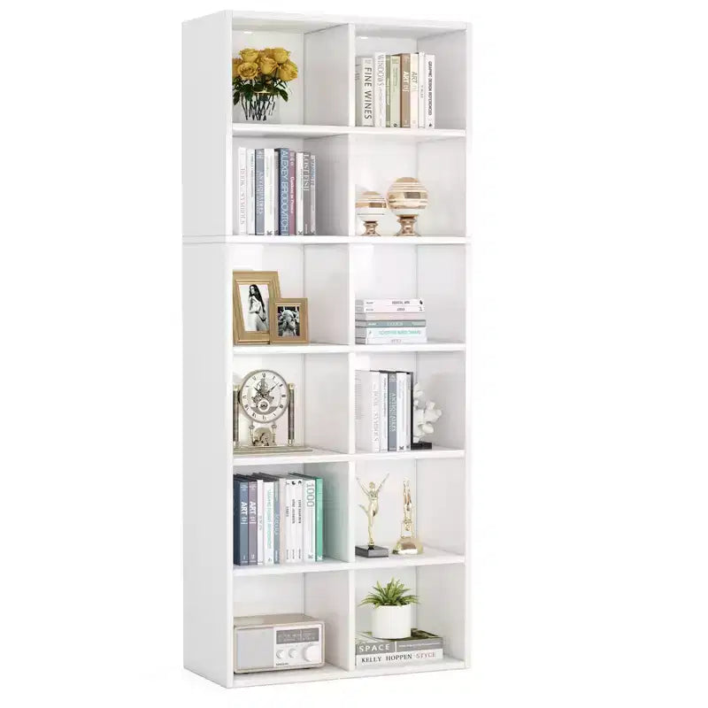 Tribesigns 71.7 Narrow Book Rack, Modern Book Storage Cubes