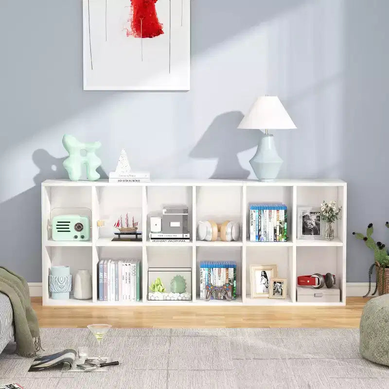 71,7 Range-livres étroit, Meubles de rangement cubes modernes