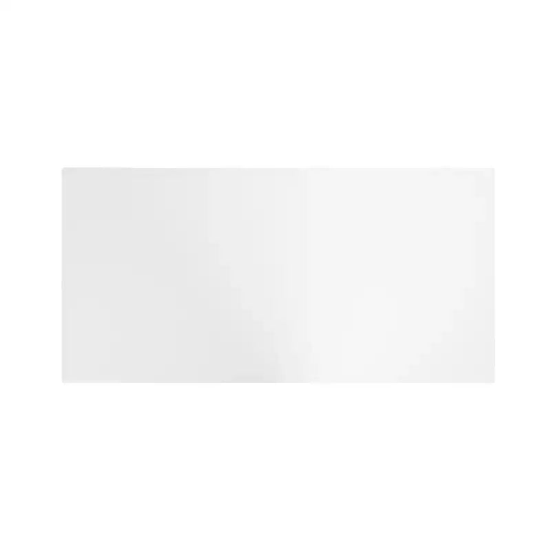 Table basse en bois Olivant, 44x22x20, Blanc et Noyer