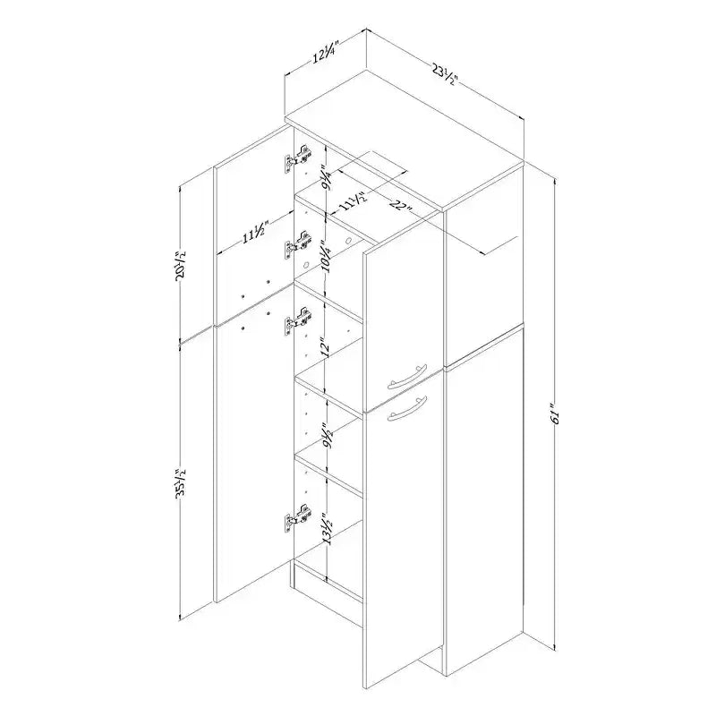 Garde-manger de rangement Axess