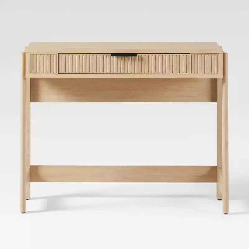 Bureau à plateau relevable cannelé