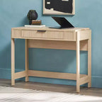 Bureau à plateau relevable cannelé