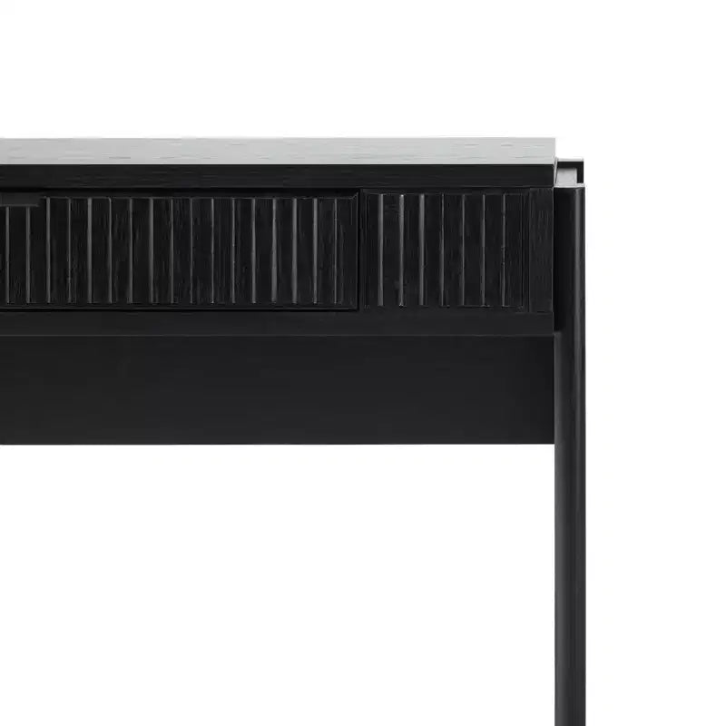Bureau à plateau relevable cannelé