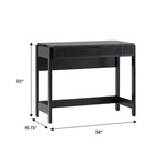 Bureau à plateau relevable cannelé